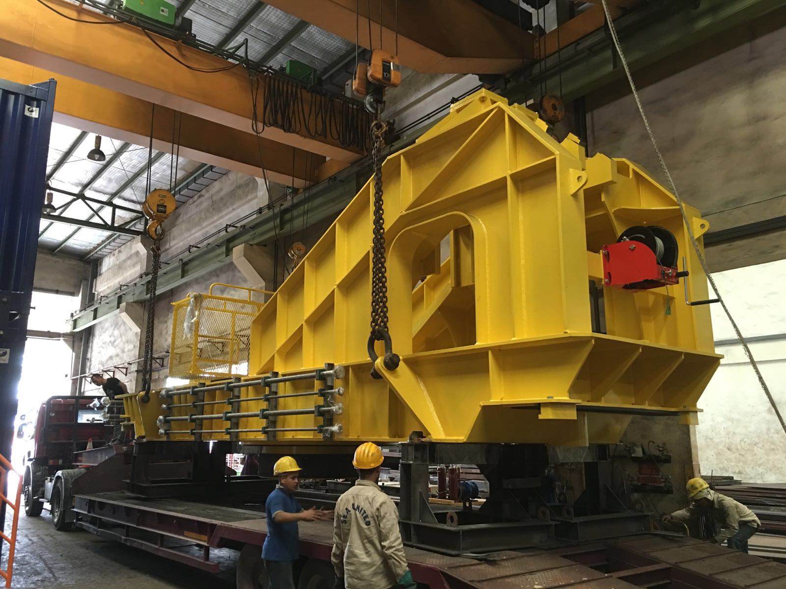 Sea United steel equipment or project