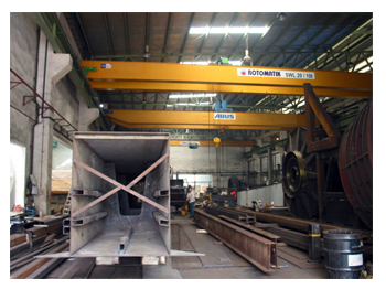 Inside Sea United's fabrication workshop